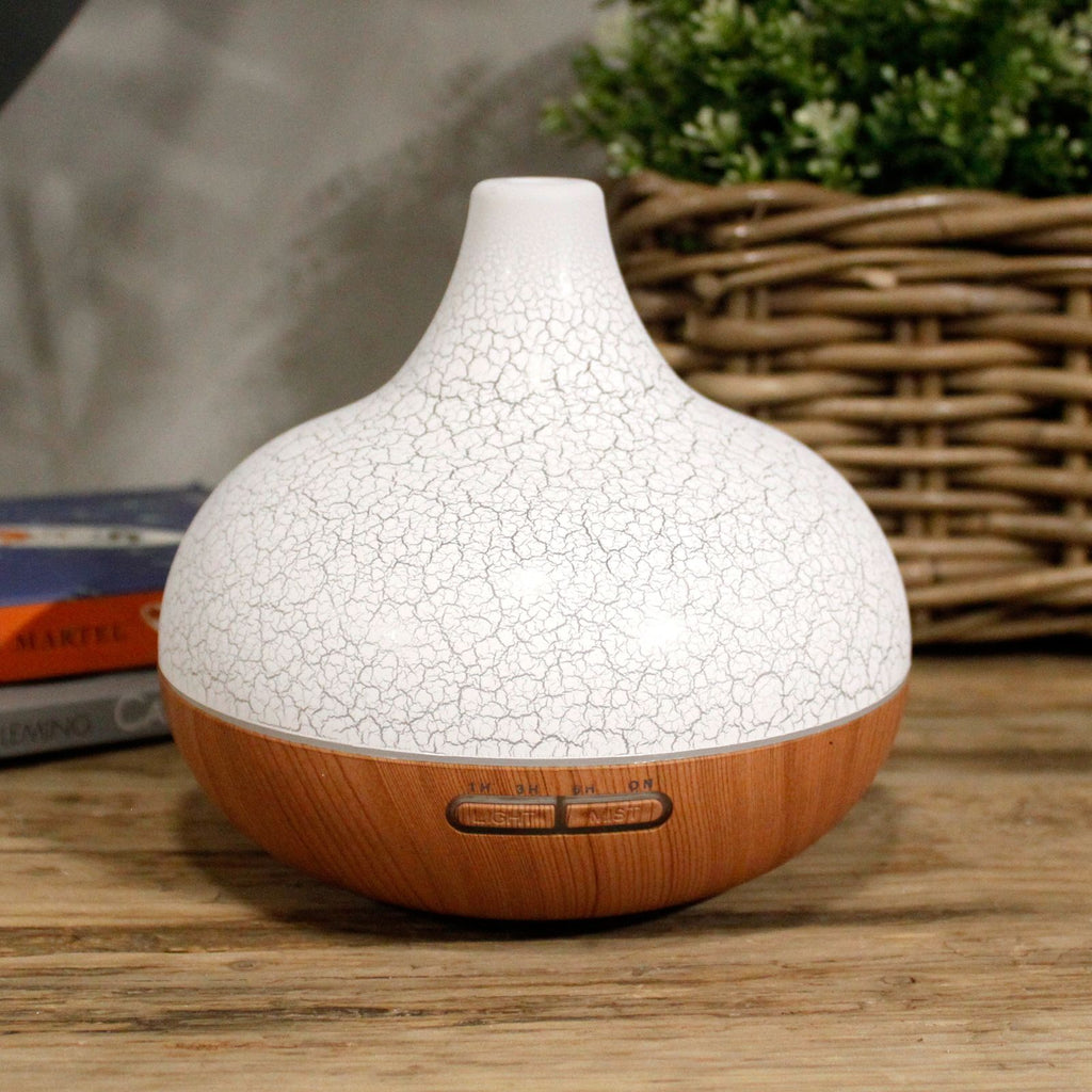 Santorini Shell Ultrasonic Aroma Diffuser – 400ml