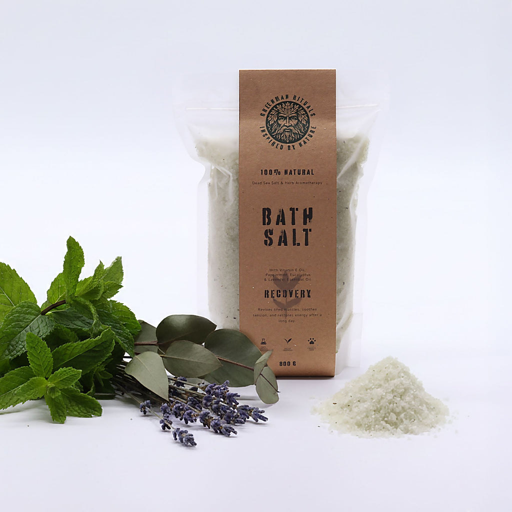 Greenman Rituals Menthol Epsom Bath Salt – Recovery, 800g