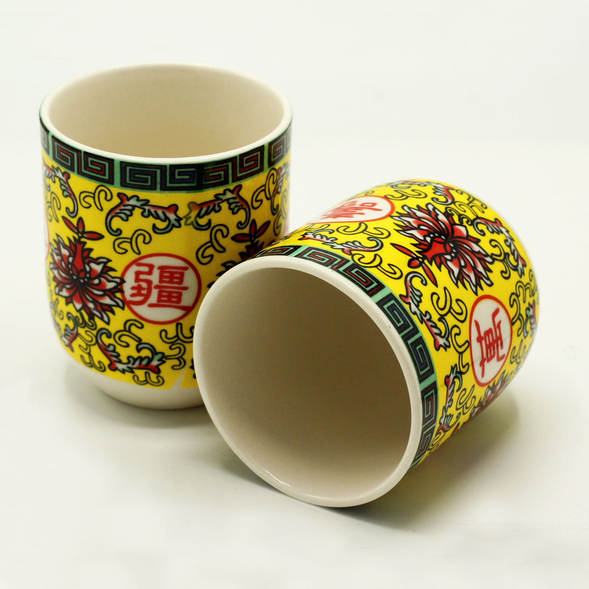 Long Life Oriental Tea Cups – Set of 6