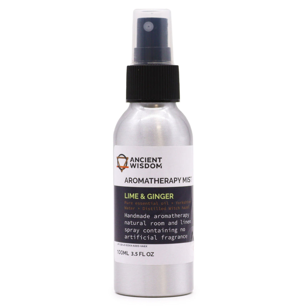 Lime & Ginger Essential Oil Room & Linen Mist – 100ml
