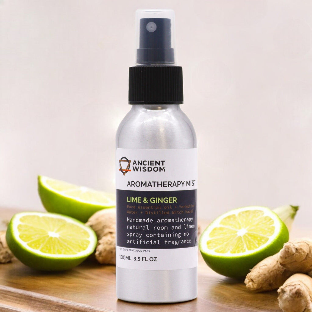 Lime & Ginger Essential Oil Room & Linen Mist – 100ml