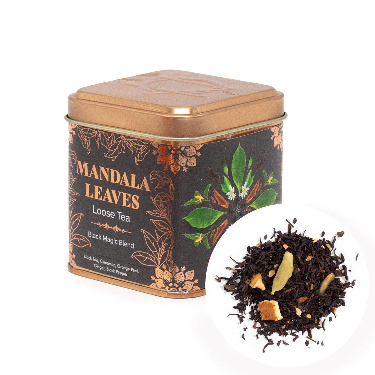 Black Magic Spiced Black Tea – Cinnamon, Ginger & Orange, 50g