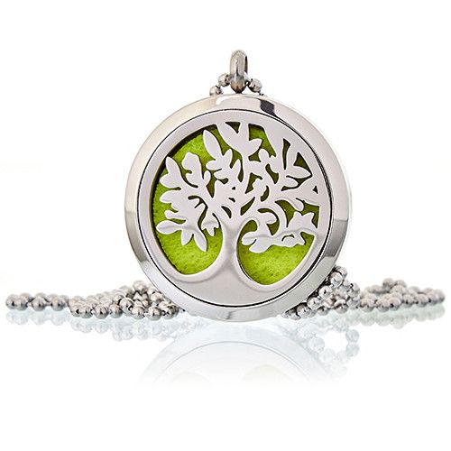 Tree of Life Aromatherapy Diffuser Necklace – 30mm
