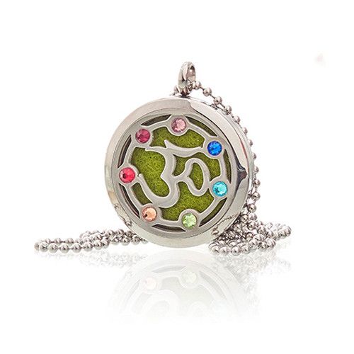 OM Chakra Aromatherapy Diffuser Necklace – 30mm