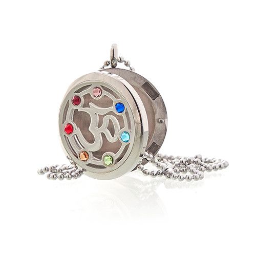 OM Chakra Aromatherapy Diffuser Necklace – 30mm