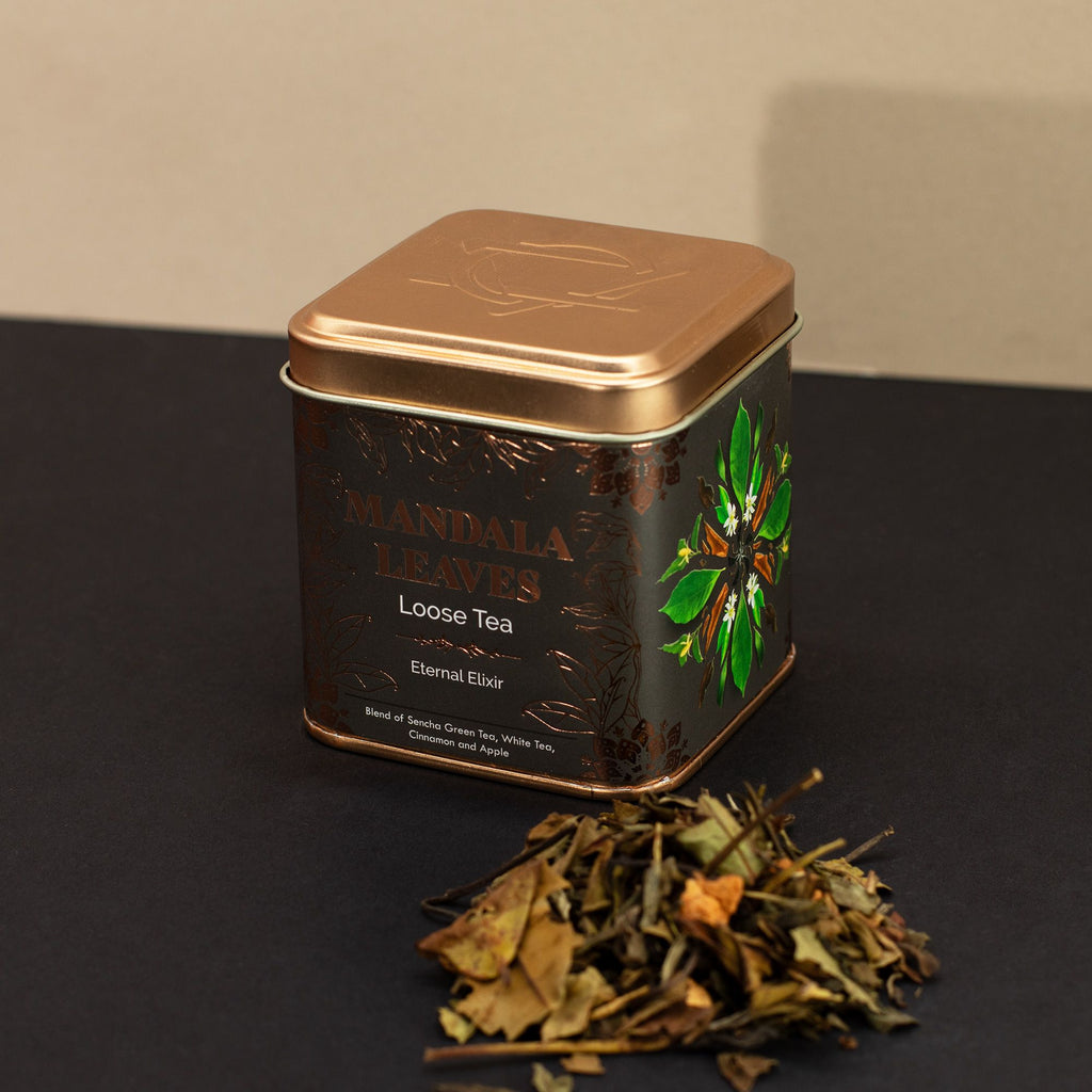 Eternal Elixir Green & White Tea – Apple, Cinnamon & Almond, 50g