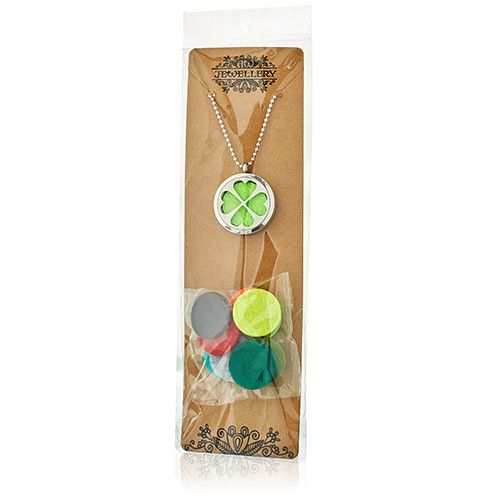 Leaf Aromatherapy Diffuser Necklace – 30mm