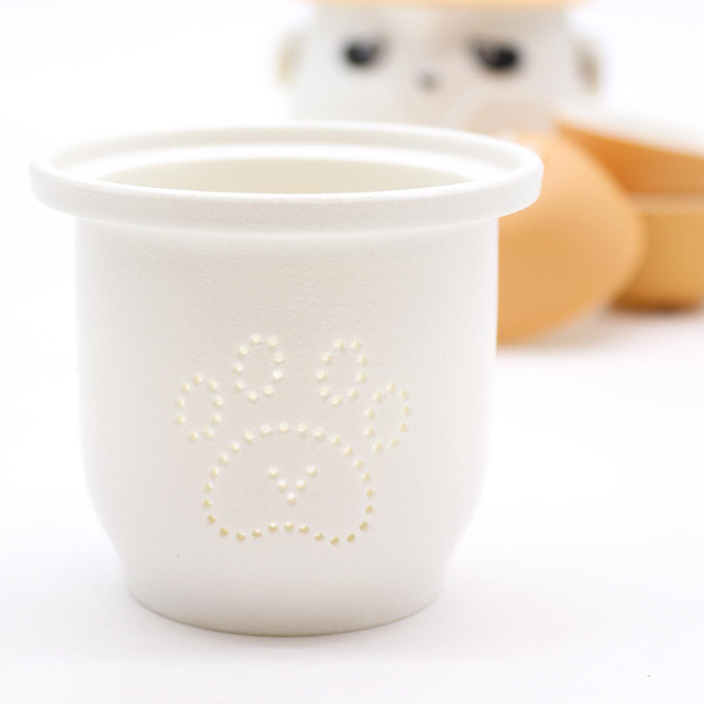 Panda Tea Set – Orange, Teapot & 3 Cups
