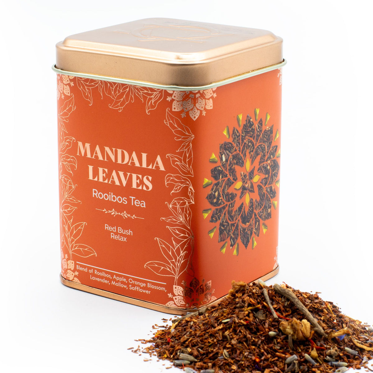 Rooibos Relax Tea – Lavender, Apple & Orange Blossom, 50g Tin