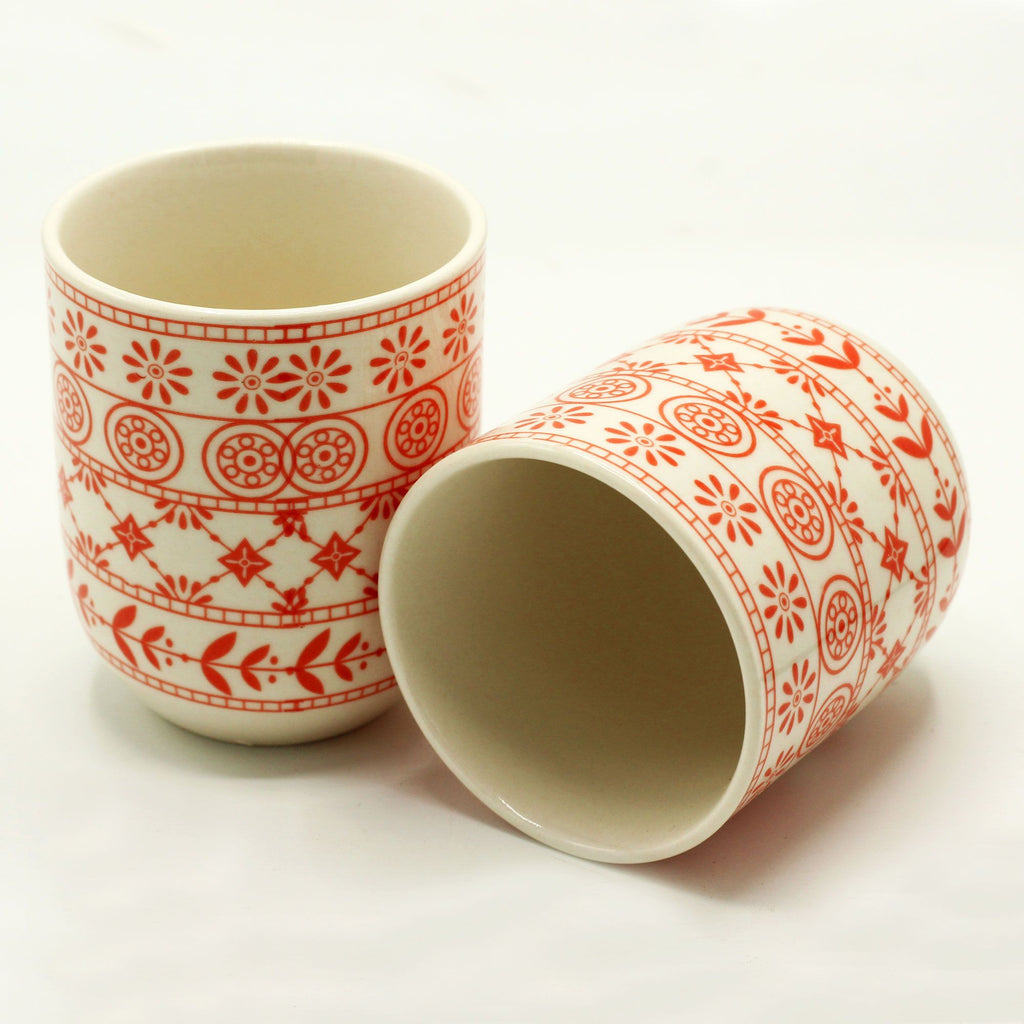 Amber Herbal Tea Cups