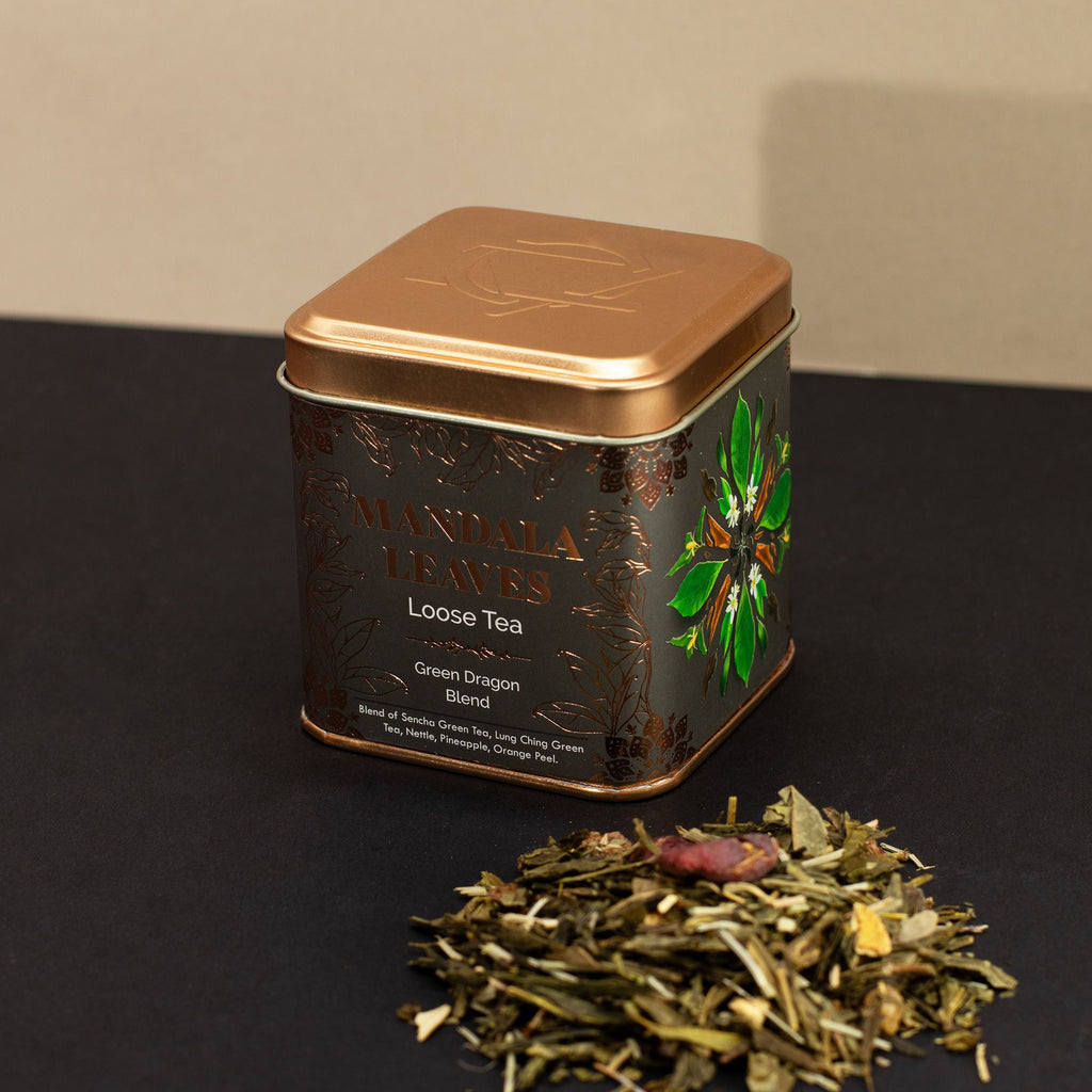 Green Dragon Green Tea – Pineapple, Orange & Blueberry, 50g