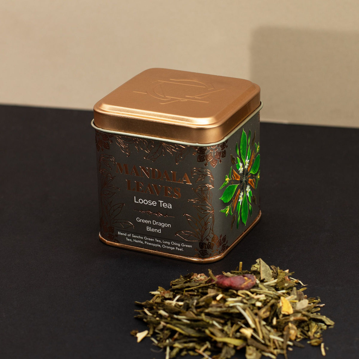 Green Dragon Green Tea – Pineapple, Orange & Blueberry, 50g