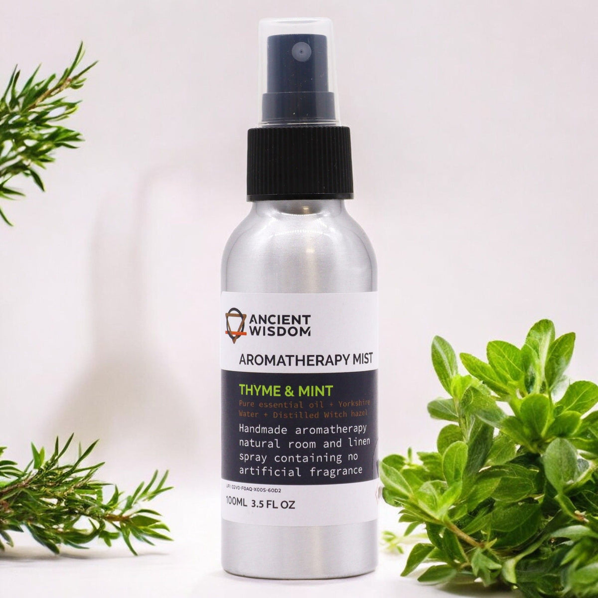 Essential Oil Room & Linen Mist – Thyme & Mint, 100ml