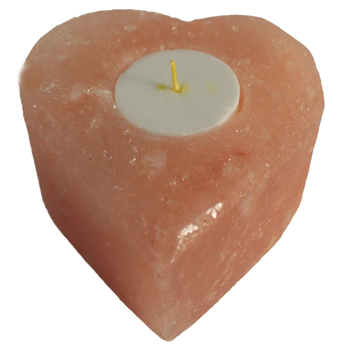 Himalayan Salt Candle Holder – Heart