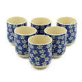 Blue Daisy Herbal Tea Cups