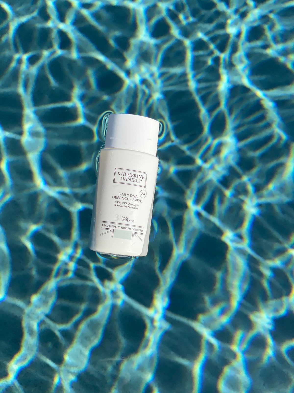 Katherine Daniels Daily DNA Defence SPF30 summer lifestyle