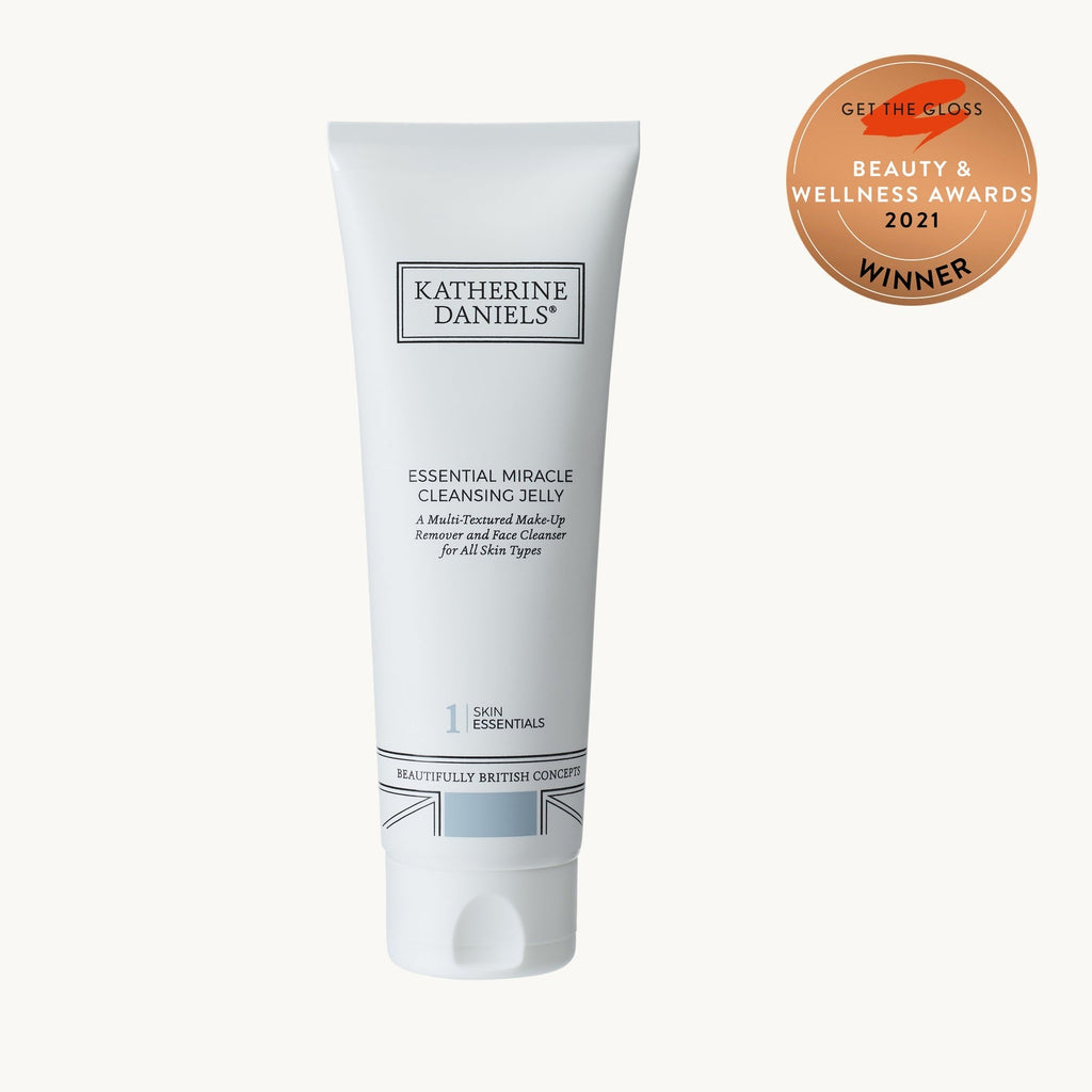 Katherine Daniels Essential Miracle Cleansing Jelly with award badge