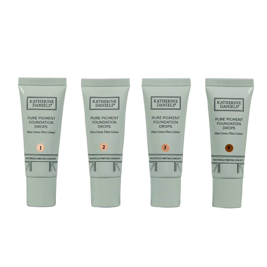 Katherine Daniels Pure Pigment Foundation Drops shades 1 to 4