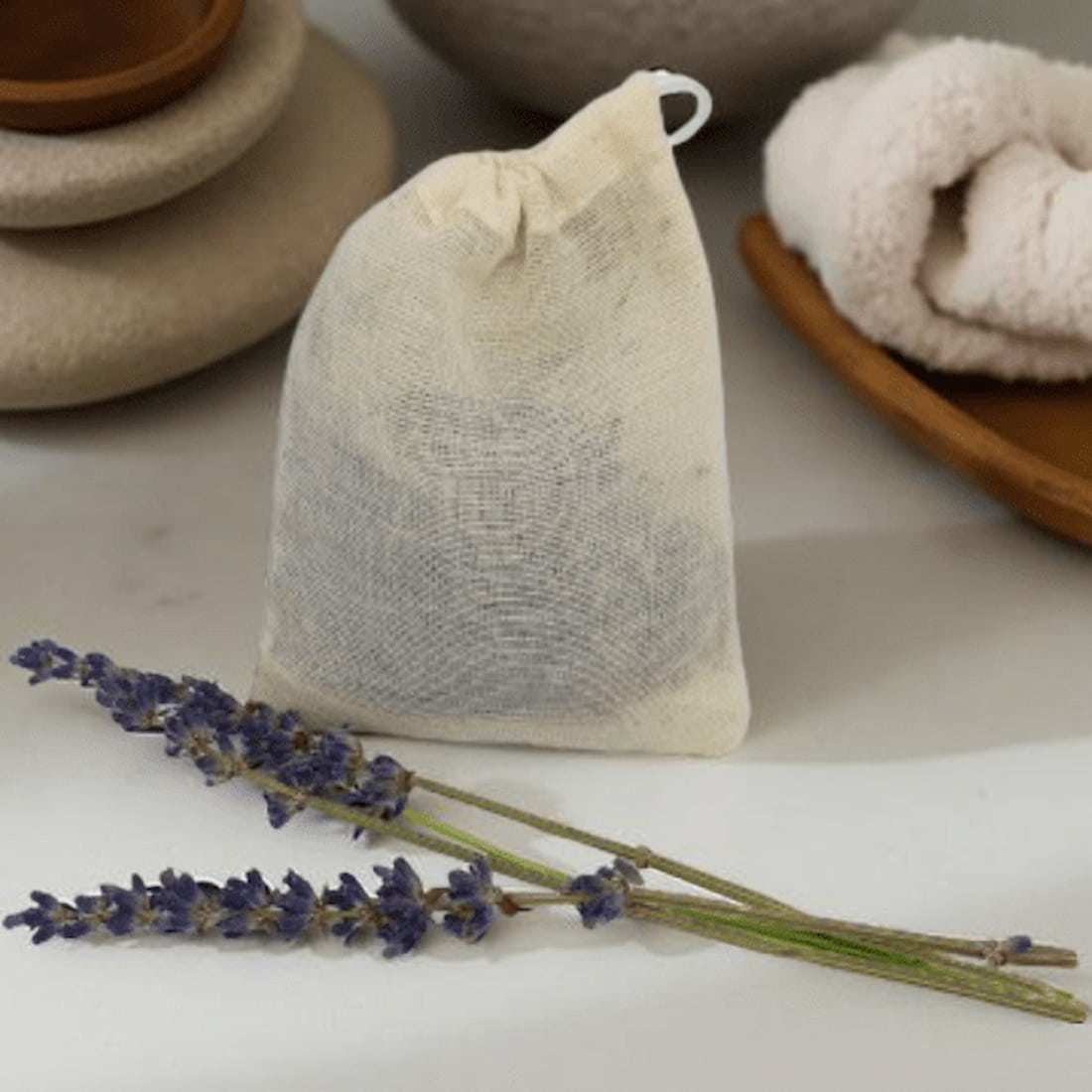 Lavender Moth Repellent Sachet with Mineral Salts