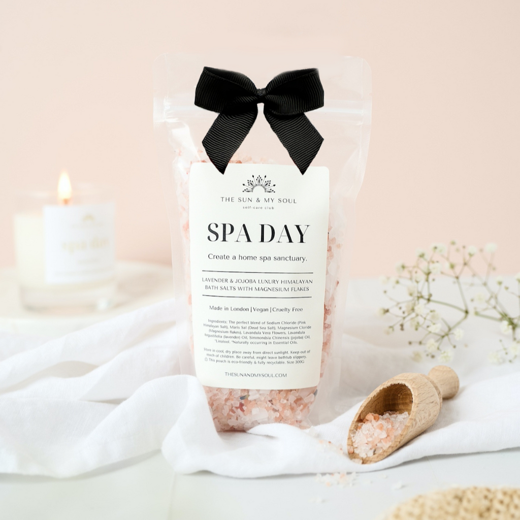 Spa Day Lavender & Jojoba Himalayan Bath Salts