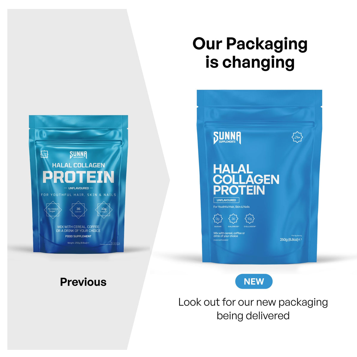 SUNNA Grass-Fed Halal Collagen Peptides