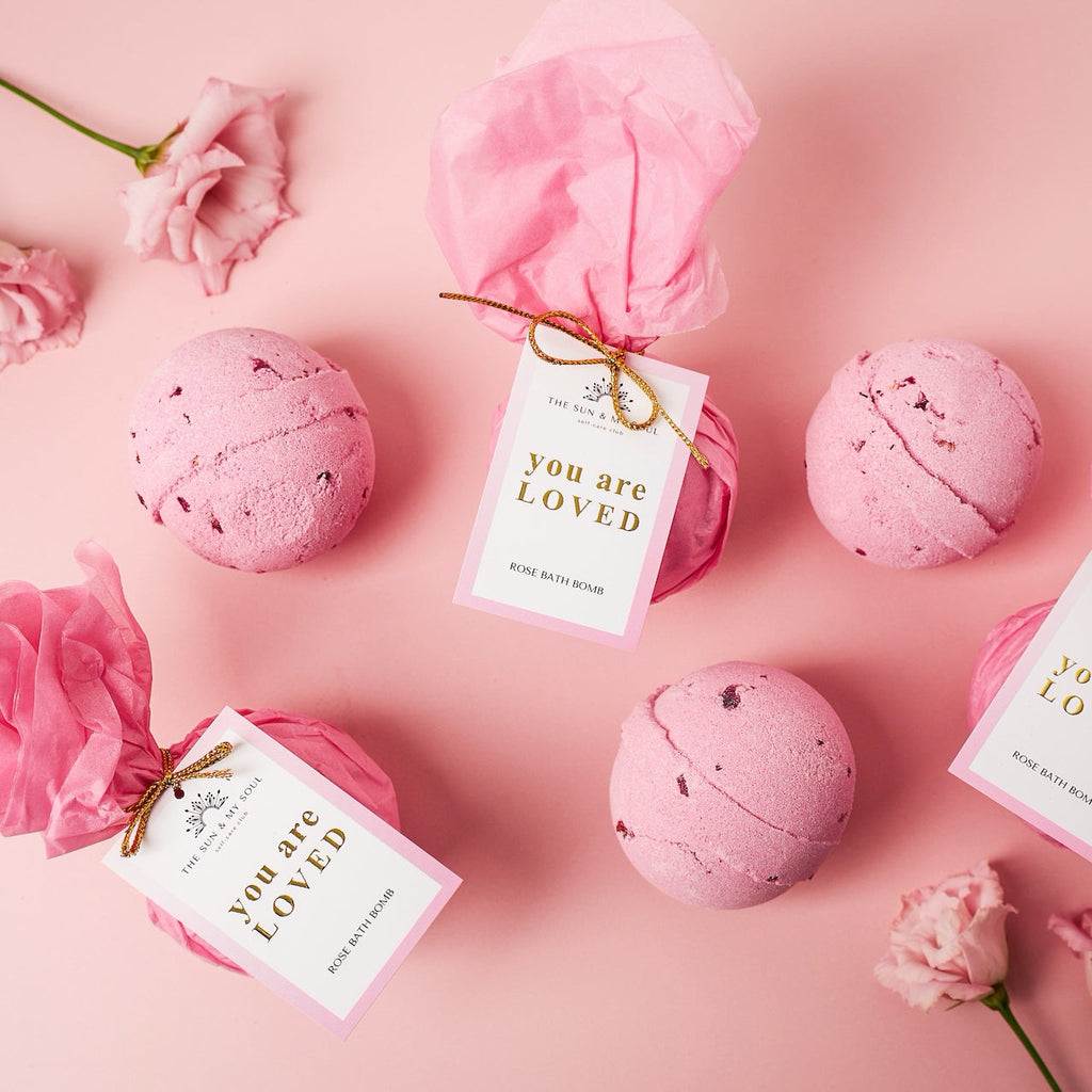 You Are Loved Rose Bath Bomb