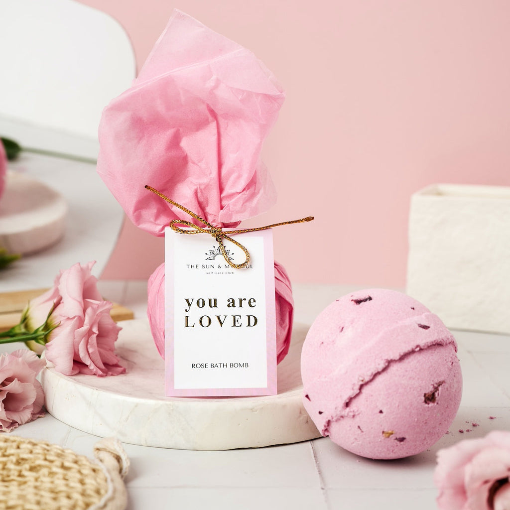 You Are Loved Rose Bath Bomb