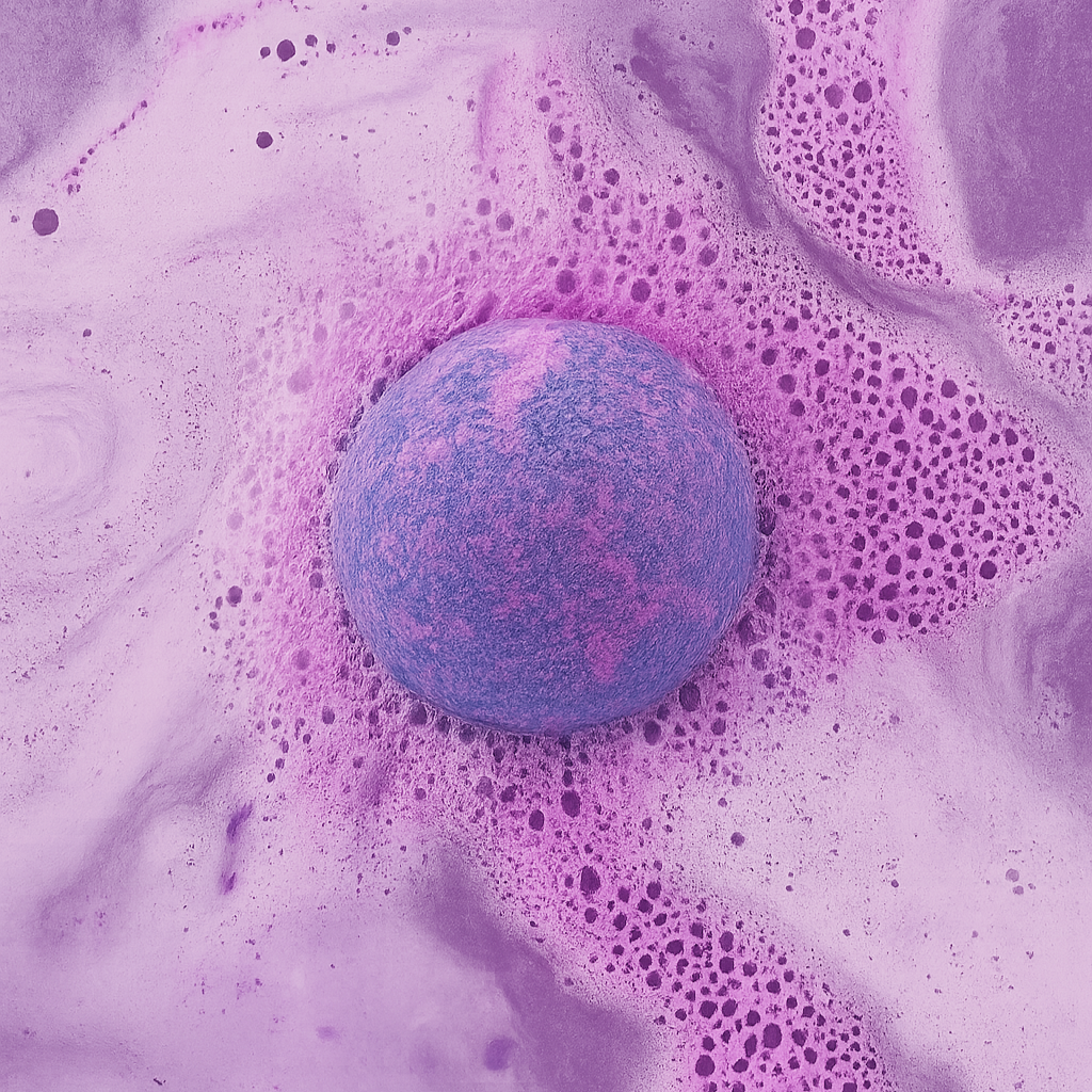 Happy Birthday Yorkshire Violet Bath Bomb
